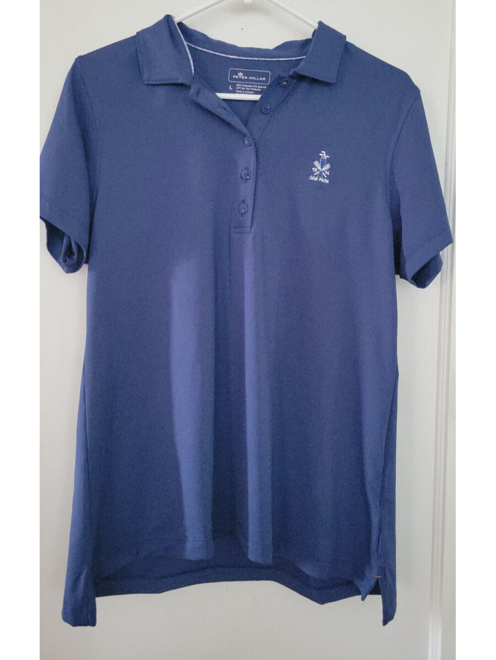 Peter Millar Crown Crafted Performance Golf Polo Shirt UPF 50+ L